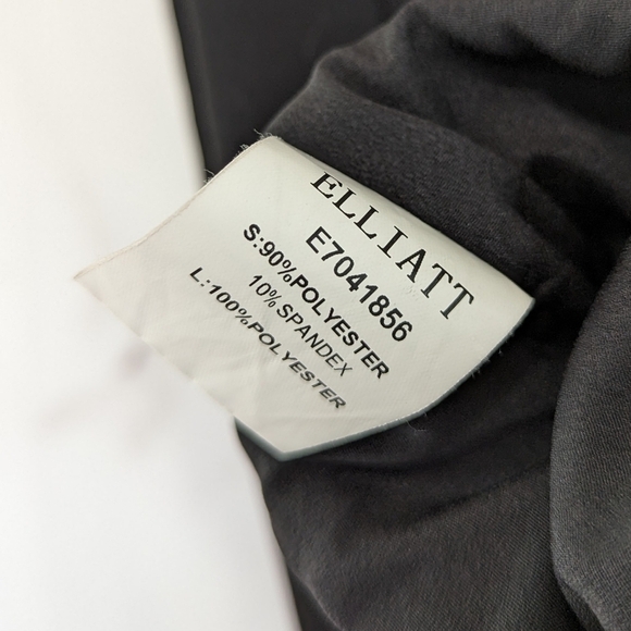 Elliatt Dress Womens Large Black Artemis Midi Ruffle Tank V Adjustable LBD Crepe - Picture 8 of 11